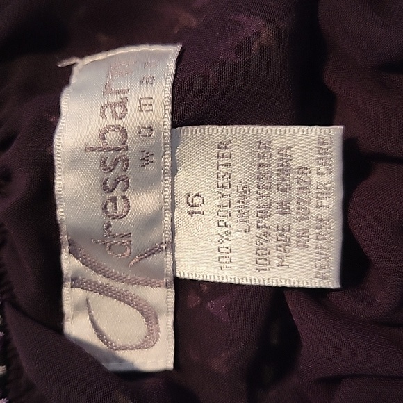 Black and Purple Print Elastic Waist Skirt - Picture 3 of 6